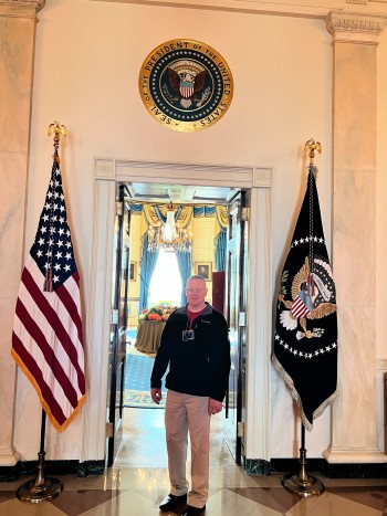 Jeremy at the White House.